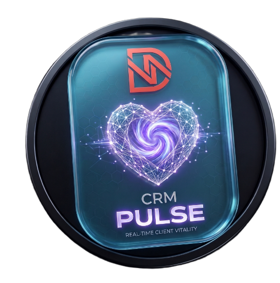 DVA Pulse CRM — real-time client vitality badge